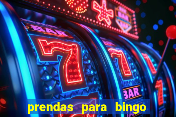 prendas para bingo de natal